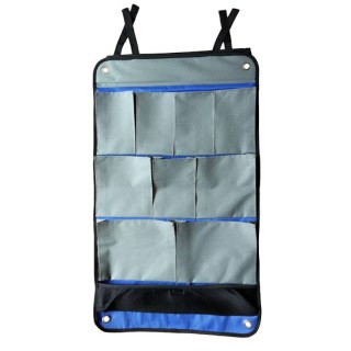 1 - Rack de armazenamento vertical para campista com gancho triplo 11 bolsos à prova d'água TREM